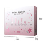 Sakura Skin Care Sets Face Cream Serum Toner Facial Cleanser Sunscreen Eye Cream Gift Box Face Skin Care Set Product